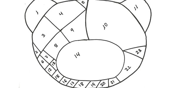 Puzzle de Traposo. Paso 1