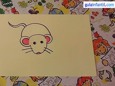 Aprende a dibujar un ratón. Paso 4. Aprende a dibujar un ratón. Paso 4.