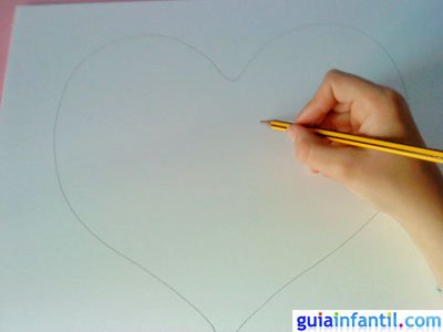 Tarjeta corazón. Paso 1. Tarjeta corazón. Paso 1.