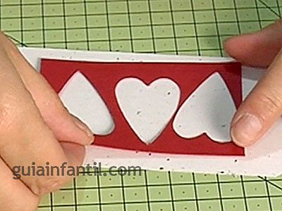 Tarjeta con corazones 3