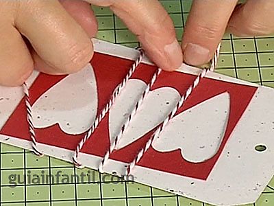 Tarjeta con corazones 4