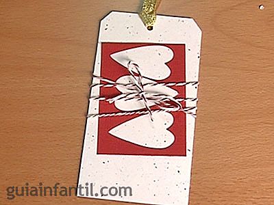 Tarjeta con corazones 6