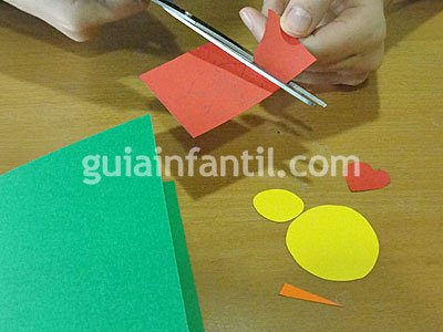 Tarjeta de pollito Manualidades para niños