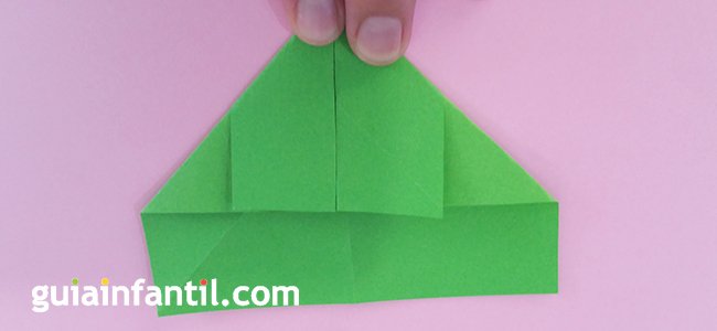 Trébol de origami. Paso 2 Trébol de origami. Paso 2