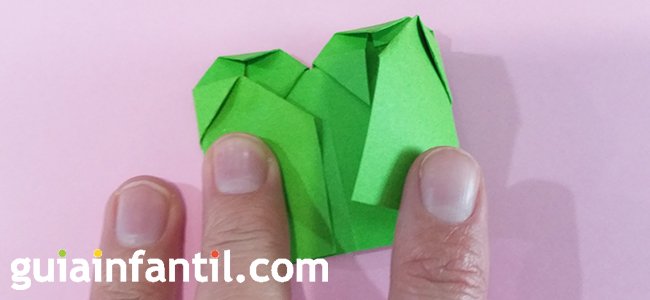Trébol de origami. Paso 6 Trébol de origami. Paso 6