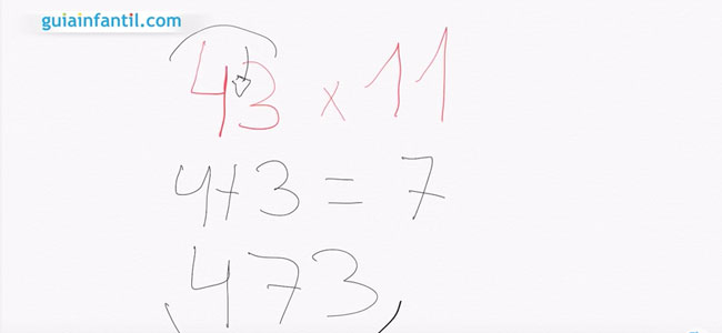 Truco para multiplicar por 11 Truco para multiplicar por 11
