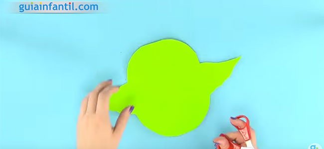 Máscara de Yoda. Paso 2 Máscara de Yoda. Paso 2