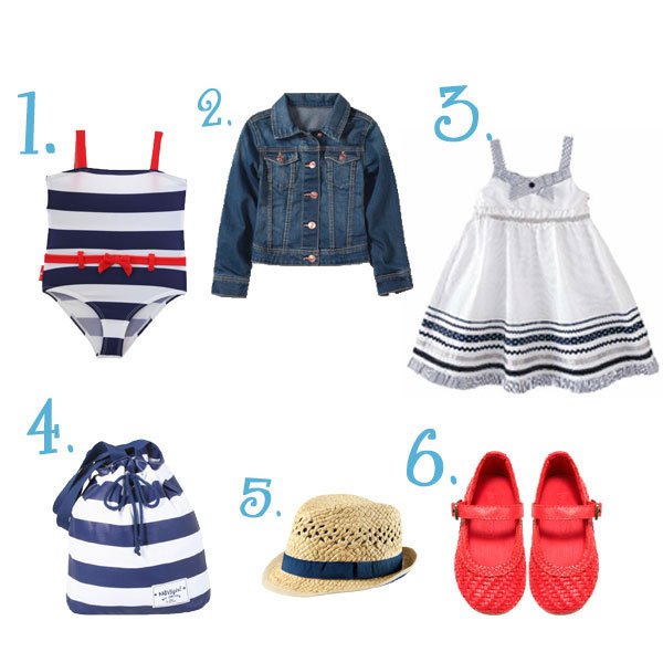Shopping estilo marinero para niñas Shopping estilo marinero para niñas