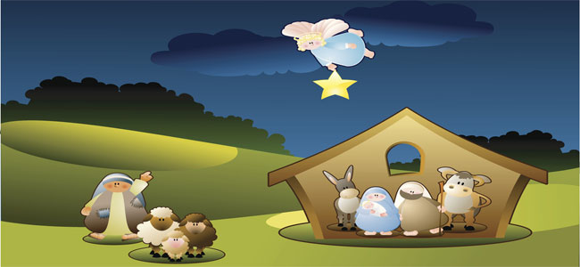 Receta para construir un nacimiento. Poema de Navidad para niños