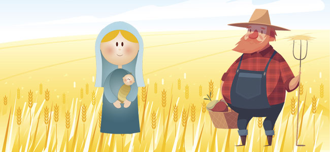 Poema de Navidad para niños. La marcha a Egipto