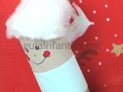 Ángel de Navidad de cartón. Paso 4