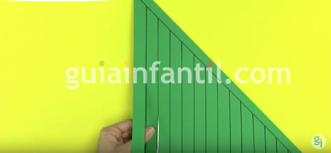 Manualidad navideña Arbol de Navidad