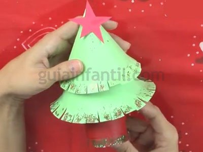 Árbol de Navidad de cartón. Paso 7 Árbol de Navidad de cartón. Paso 7