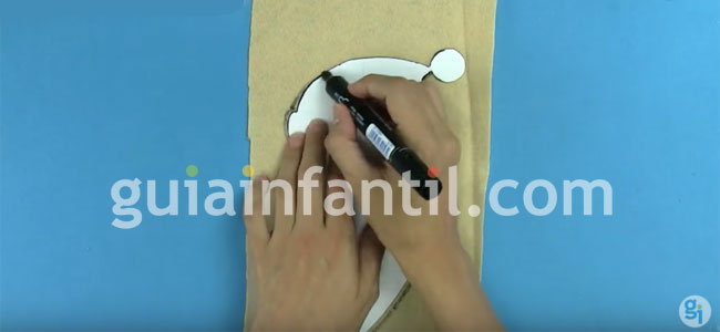 Cubre cubiertos de Papá Noel Cubre cubiertos de Papá Noel