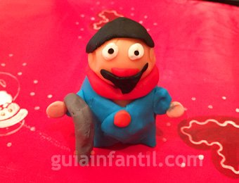 San José de plastilina de Navidad