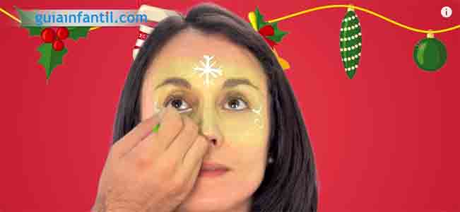 Maquillaje de hada de Navidad. Paso 3 Maquillaje de hada de Navidad. Paso 3