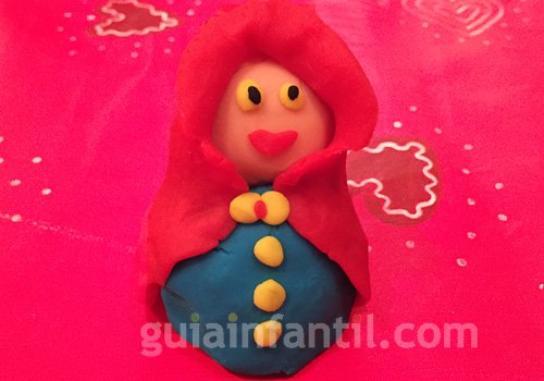 Virgen María de plastilina. Paso 4 Virgen María de plastilina. Paso 4