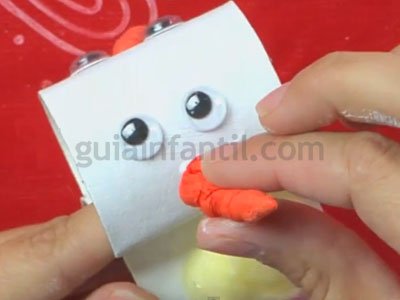 Muñeco de Nieve de Navidad. Paso 4 Muñeco de Nieve de Navidad. Paso 4