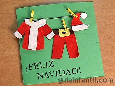 Postal de ropa de Papá Noel 6