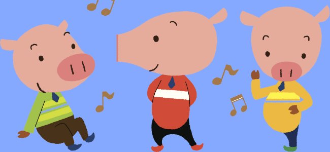 The Three Little Pigs. Cuentos tradicionales en inglés para niños