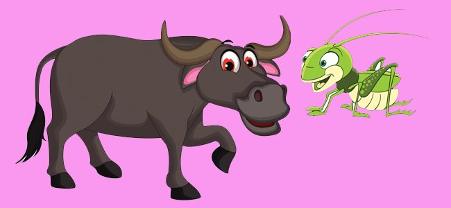 Fábula para niños. El buey y la cigarra Fábula para niños. El buey y la cigarra