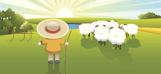 Fábula de Samaniego: El zagal y las ovejas