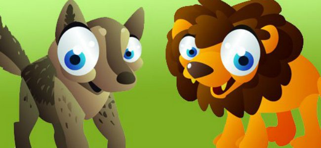 Fábula de El lobo y el león Fábula de El lobo y el león