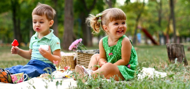 El picnic con niños