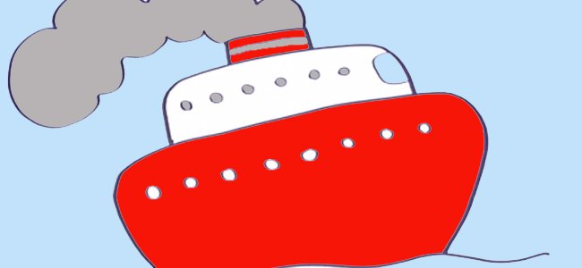 Cómo hacer, paso a paso, un dibujo de un barco