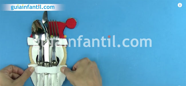 Cubre cubiertos para Navidad Cubre cubiertos para Navidad