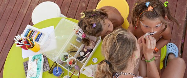 Calafell con los niños