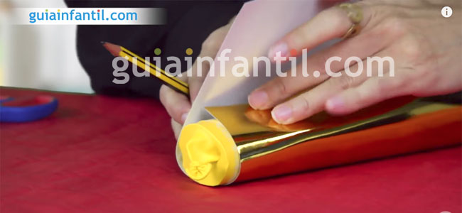 Cañón lanzaconfeti para Navidad