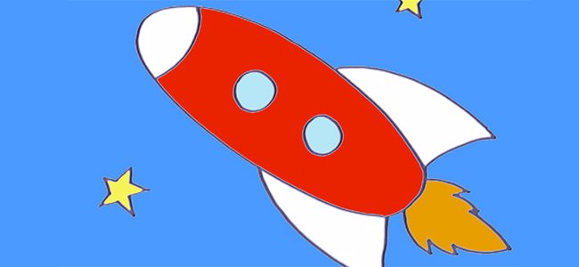 Dibujo de un cohete Dibujo de un cohete