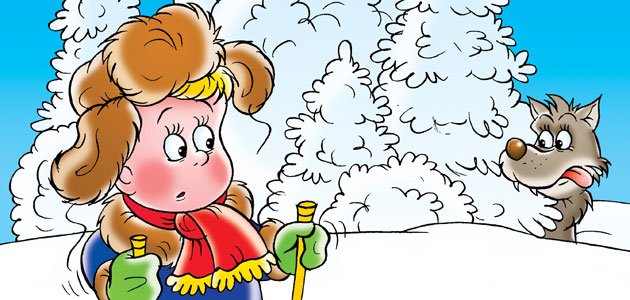 Pedro y el lobo. Cuento en inglés