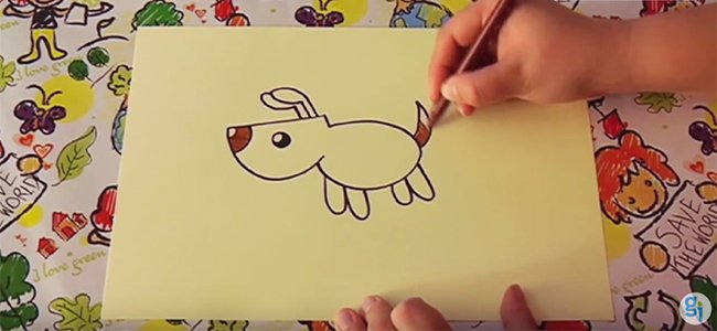 Cómo hacer un dibujo de un perro paso a paso