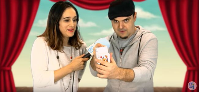 Carta con electricidad estática