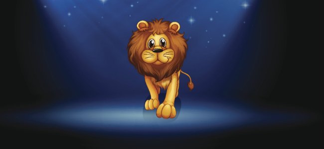 Fábula El León y el chivo de La Fontaine.