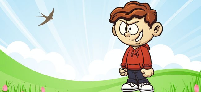 El niño codicioso. Greedy boy