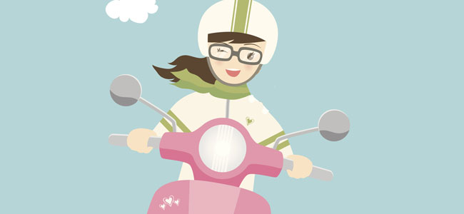 Poema infantil: Mi hermana tiene una moto