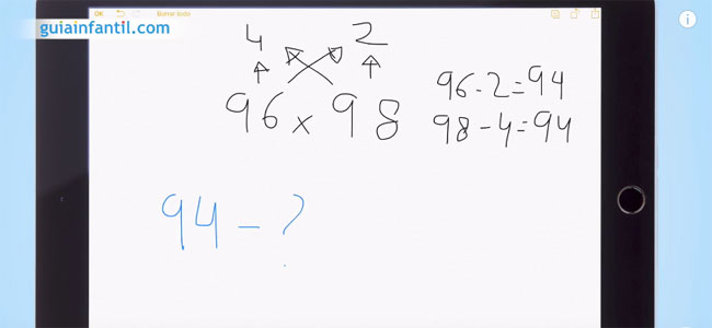 Truco para niños para multiplicar