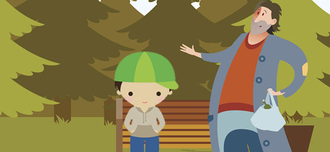Poema solidario para niños: el niño y el mendigo