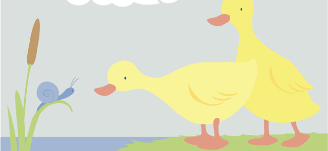 Cua,cua, poesía corta para niños