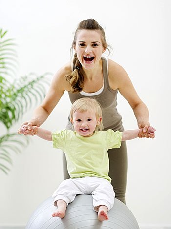 Gimnasia en casa con bebés Gimnasia en casa con bebés