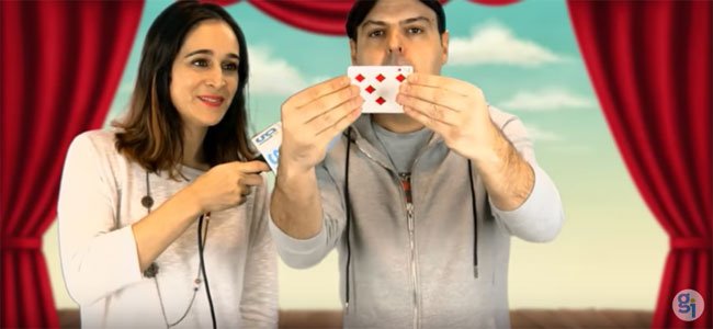 Truco de la carta voladora