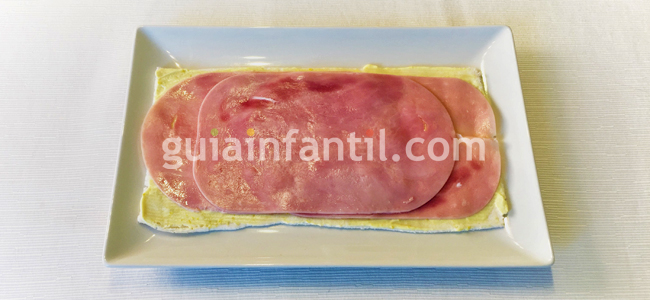 sushi-sándwich receta fácil para los niños paso 2