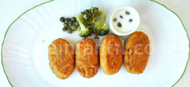 Croquetas de verduras para niños. Paso 5