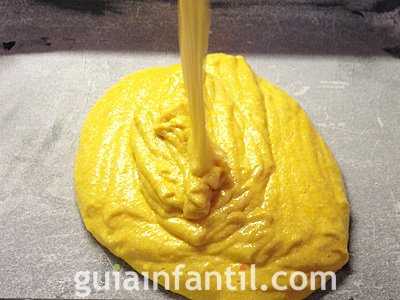 = Receta de bizcocho de zanahoria. Paso 5