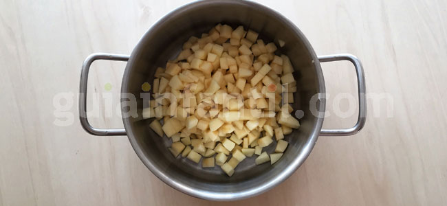 Bocaditos de strudel paso a paso. Paso 1