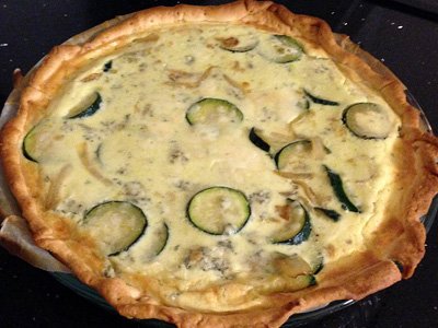 Quiche de calabacín. Parte 6 Quiche de calabacín. Parte 6