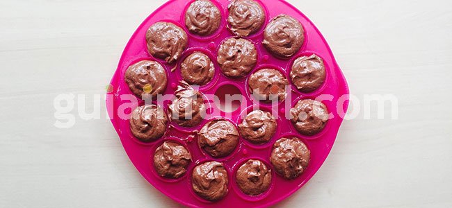 Arañas de chocolate para Halloween. Paso 2